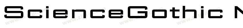ScienceGothic Medium字体转换